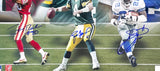 Brett Favre, Emmitt Smith & Jerry Rice Signed Unframed 20x24 Kings of NFL Photo