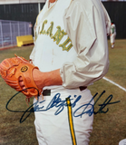 Catfish Hunter Autographed 8x10 Oakland A's Photo (pre-owned) JSA COA
