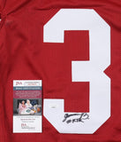 Jermaine Burton Signed Alabama Crimson Tide Jersey Inscribed "RTR" (JSA COA) W.R