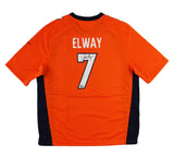 John Elway Signed Denver Broncos Nike Orange Jersey