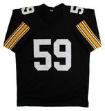 Jack Ham "HOF 88" Authentic Signed Black Pro Style Jersey Autographed BAS 2