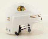 Chris Chelios Signed Chicago Blackhawks Mini Helmet Insc."HOF 2013" (Beckett)