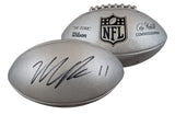 Cowboys Micah Parsons Signed Wilson Replica Duke Metallic Silver Football Fan