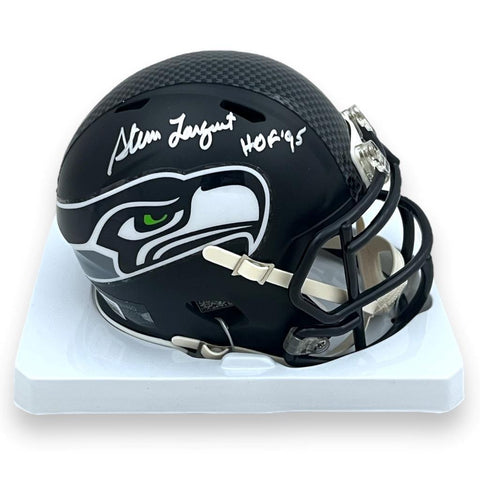 Seattle Seahawks Steve Largent Autographed Signed Mini Helmet - Beckett