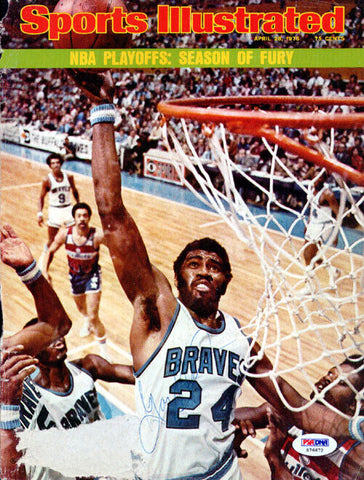 Garfield "Gar" Heard Autographed Sports Illustrated Cover Braves PSA/DNA S76672