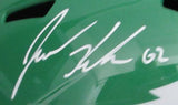 Jason Kelce Signed Full Size Kelly Green Replica Helmet Eagles PSA/DNA 189946