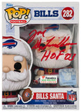 Joe DeLamielleure Signed Bills Santa Funko Pop Doll #282 w/HOF'03 - (SS COA)