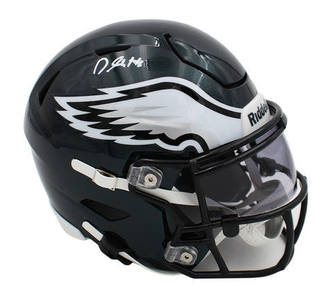 DeVonta Smith Signed Philadelphia Eagles Speed Flex Mid-Size NFL Midi Helmet