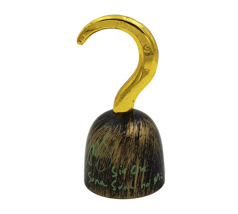 John Swasey Signed One Piece Gold Plastic Hook With Inscriptions