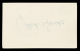 Jack Burke Jr. Authentic Signed 3x5 Index Card Autographed BAS #BT03541