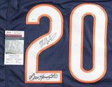 Dan Hampton & Mike Singletary Signed Hall of Fame Stat Bears Jersey (JSA COA)