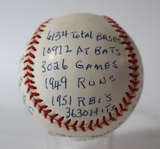 Stan Musial Autographed/Inscribed HOF '69 & Lifetime Stats Ball LE #272/1000 PSA