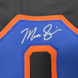 Framed Autographed/Signed Marcus Semien 35x39 New York Black Jersey BAS COA