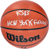 RJ Barrett Knicks Signed Wilson Basketball w/New York Forever Insc