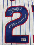 Sammy Sosa Autographed Chicago Cubs 1998 NL MVP Majestic Baseball Jersey Beckett