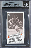 Knicks Walt Frazier "HOF 1987" Signed 1970 Topps #106 Card Auto10! BAS Slabbed 2