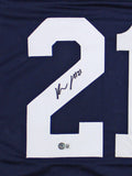 Kerryon Johnson Signed Auburn Custom Blue Jersey