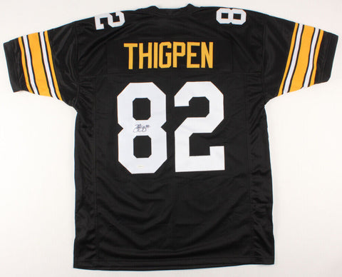 Yancey Thigpen Signed Pittsburgh Steelers Jersey (TSE COA) 2xPro Bowl Wide Out