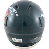 AJ Brown Autographed/Signed Philadelphia Eagles SB LIX Mini Helmet Beckett 50201