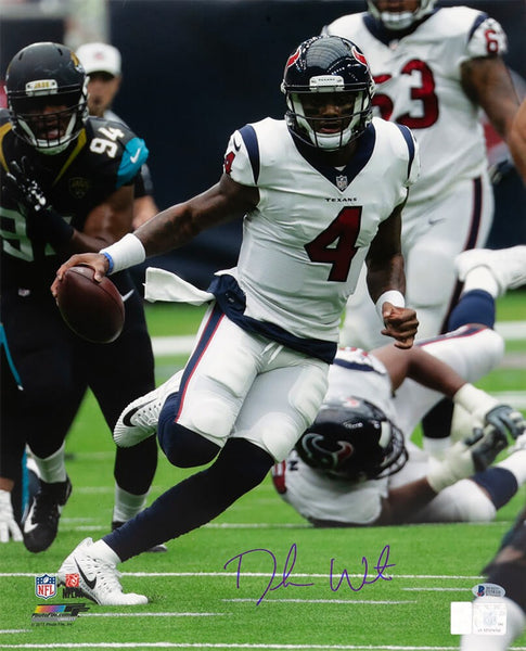 Deshaun Watson Signed Houston Texans Action 16x20 Photo - (BECKETT COA)