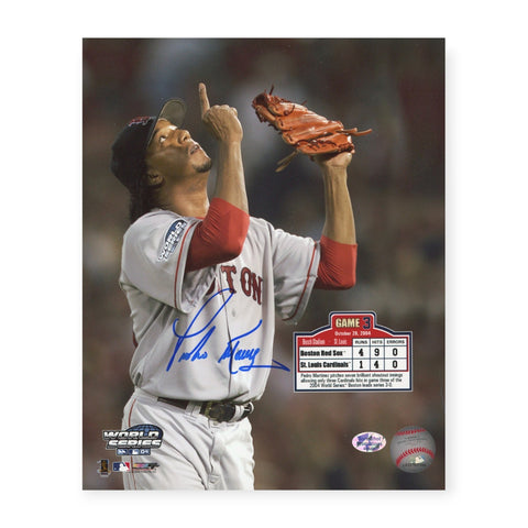 Pedro Martinez Boston Red Sox Signed Autographed 8x10 Photograph Sure Shot