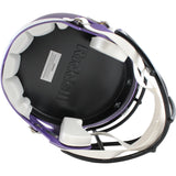 Justin Jefferson Autographed Minnesota Vikings F/S Helmet Beckett Witness 50133