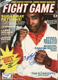 Sugar Ray Leonard Autographed Signed Fight Game Magazine Cover PSA/DNA #S49244