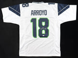 Elijah Arroyo Signed Seattle Seahawks Jersey (JSA) Ex-Miami Hurricanes T.E.