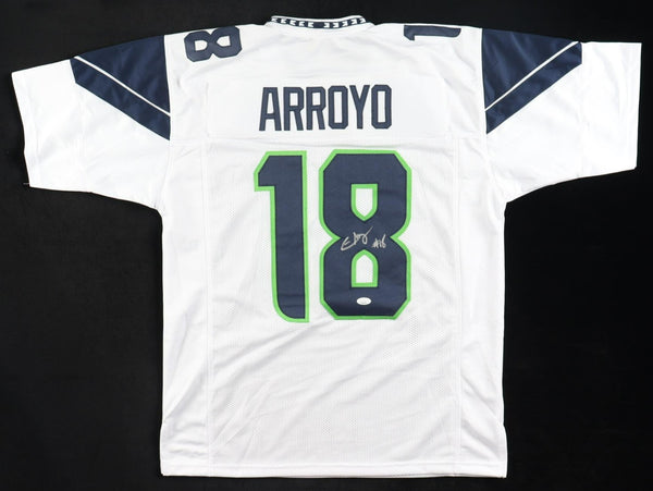 Elijah Arroyo Signed Seattle Seahawks Jersey (JSA) Ex-Miami Hurricanes T.E.