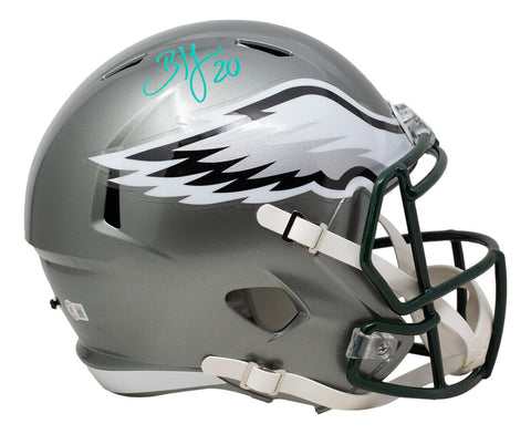 Brian Dawkins Signed Eagles Full Size Speed Replica Flash Helmet BAS
