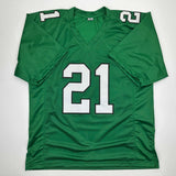 Autographed/Signed Eric Allen Philadelphia Kelly Green Jersey Beckett BAS COA