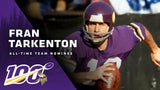 Fran Tarkenton Signed NFL Mini Football (Beckett) Minnesota Vikings All Pro Q.B.