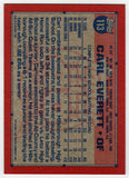 Carl Everett Signed Yankees 1991 Topps Rookie Baseball Card #113 -(SCHWARTZ COA)