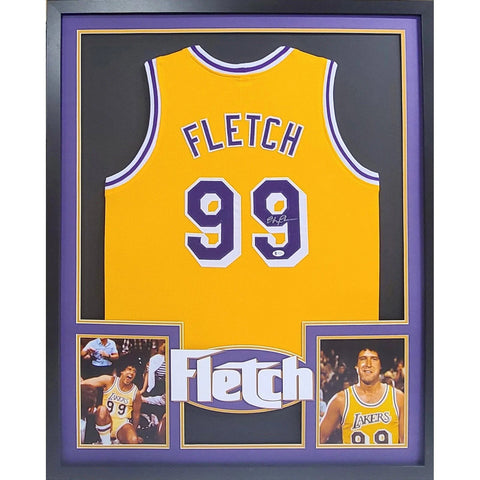 Chevy Chase Fletch Autographed Signed Framed Jersey BECKETT