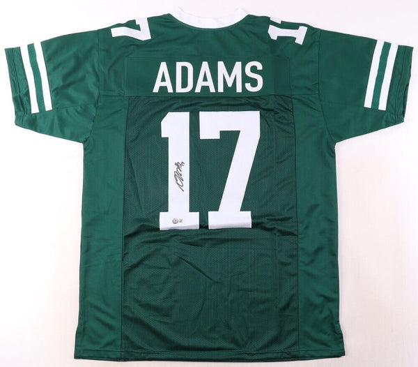 Davante Adams Signed New York Jets Jersey (Beckett) 5xPro Bowl Wide Receiver