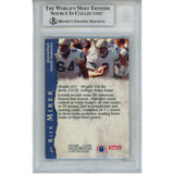 Rick Mirer Signed Seattle Seahawks 93 Pro Set Trading Card Slab Beckett 56131