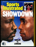 Sugar Ray Leonard Autographed Sports Illustrated Magazine Beckett QR #BM37191