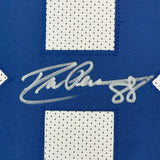 Framed Autographed/Signed Drew Pearson 35x39 Dallas White Jersey JSA COA