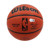 Patrick Ewing Signed New York Knicks Wilson Indoor/Outdoor NBA Basketball