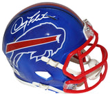 Doug Flutie Autographed Buffalo Bills Flash Mini Helmet Beckett 40644