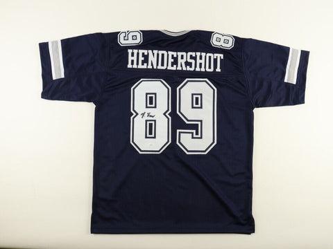 Peyton Hendershot Signed Dallas Cowboys Jersey (JSA CO1) 2022 Rookie Tight End