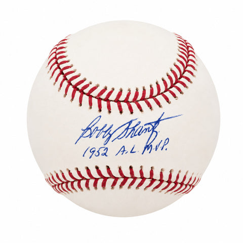 Bobby Shantz Signed Rawlings (Selig) MLB Baseball w/1952 AL MVP - (SCHWARTZ COA)