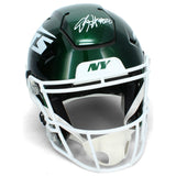 Breece Hall Autographed New York Jets Speedflex Authentic Helmet Beckett