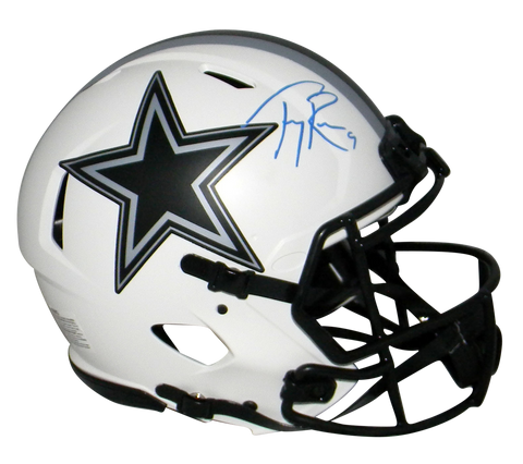 TONY ROMO AUTOGRAPHED DALLAS COWBOYS LUNAR AUTHENTIC SPEED HELMET BECKETT