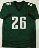 Miles Sanders Autographed Green Pro Style Jersey - JSA W Auth *2