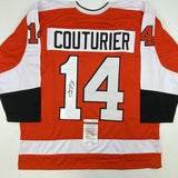 Autographed/Signed SEAN COUTURIER Philadelphia Orange Jersey JSA COA Auto