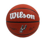 Victor Wembanyama Signed San Antonio Spurs Wilson Team Logo NBA Basketball