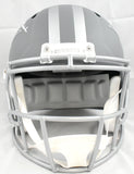 Roger Staubach Autographed Dallas Cowboys F/S Slate Speed Helmet - Beckett Holo