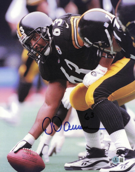Dermontti Dawson Autographed 11x14 Photo Pittsburgh Steelers Beckett QR #BS30528