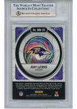 Ray Lewis Autographed 22 Panini Mosaic Mastery #MM-20 Trading Card Beckett 53014